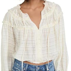 Free People Hailee Blouse Size Small NWT